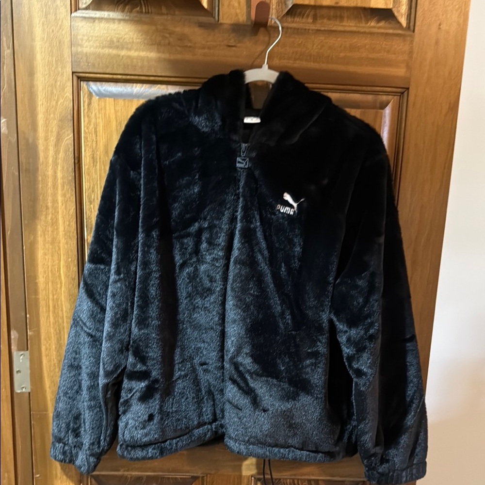 Puma Black Fleece Jacket